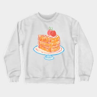 Life is short, eat the cake Crewneck Sweatshirt